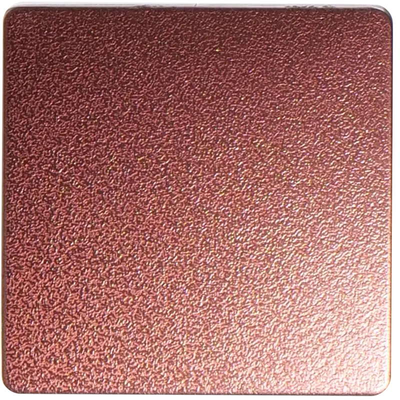 Bead blasted 304 stainless steel sheet red