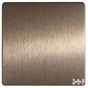 Bronze Stainless steel sheet No.4 brushed finish