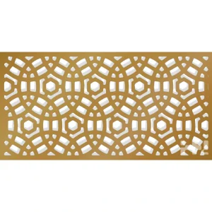 Decorative laser cut partitions