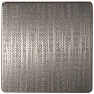 Etched stainless steel sheet for architecture