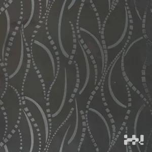 Etched stainless steel wall cladding