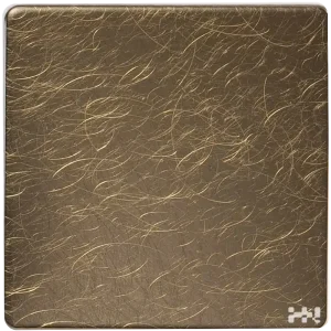 Gold Vibration finish stainless steel sheet