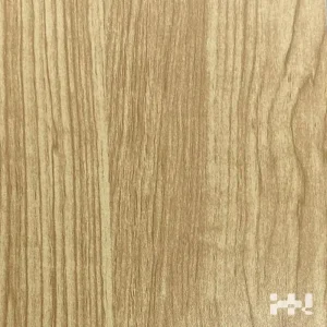 Laminated wood finish stainless steel plate