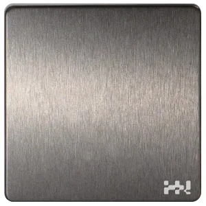 Satin finish stainless steel sheet