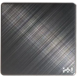 Stainless steel cross line sheet black