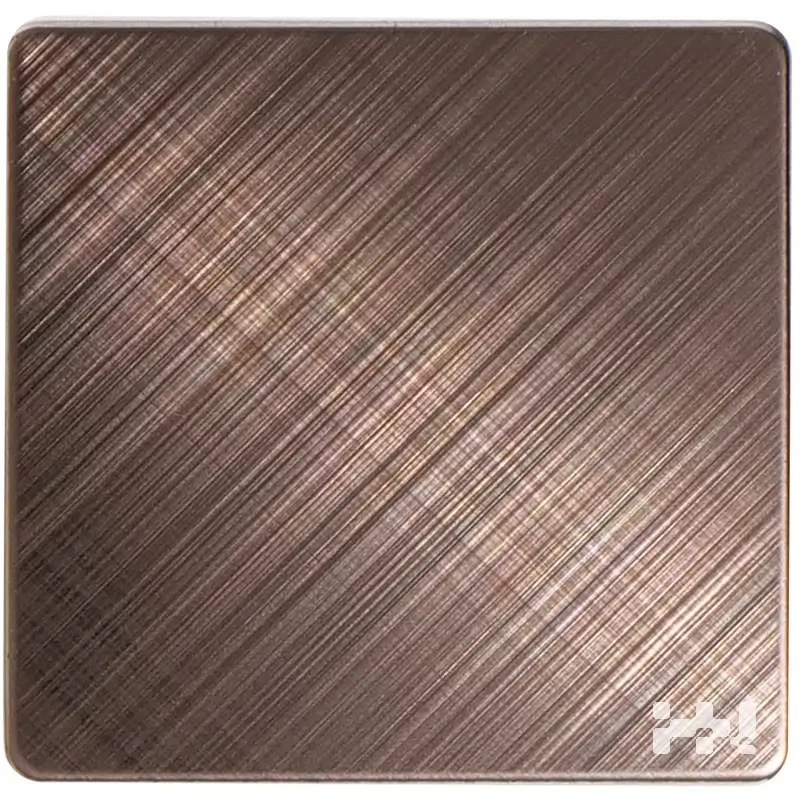 Stainless steel cross line sheet color