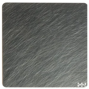 Vibration blacksteel plates decorative finish