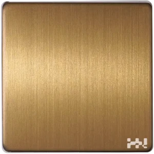 bronze Hairline brushed stainless steel plate