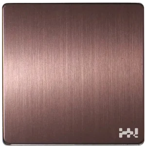 brushed stainless steel sheet red