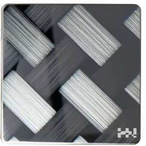 decorative SS304 brushed stainless steel plate