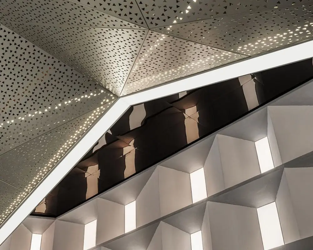 laser cut ceiling