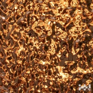 gold water ripple stainless steel sheets