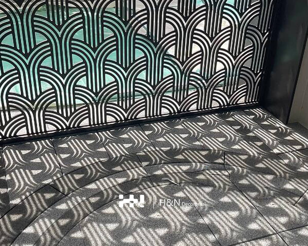 Classic Pattern Laser Cut Metal Screen