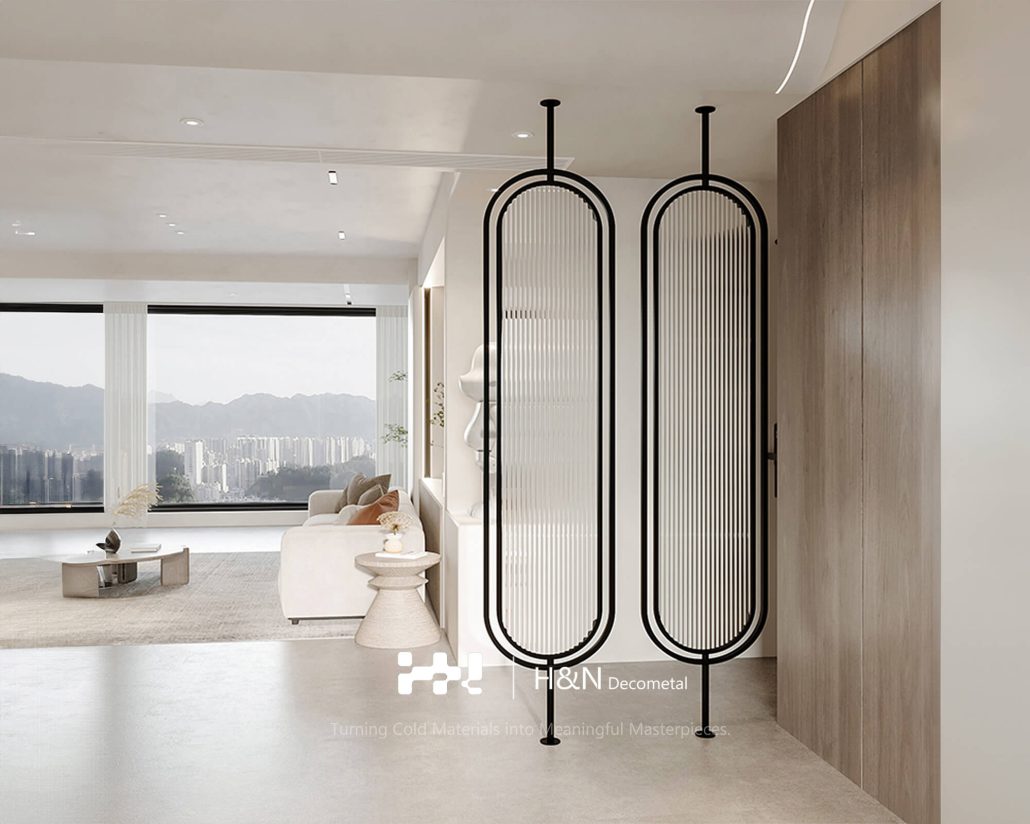 Glass partition