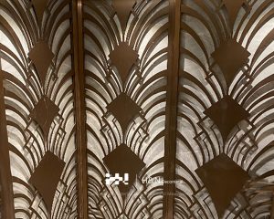 Indoor laser-cut screen