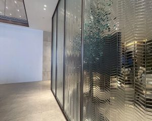 Modern Glass Room Divider