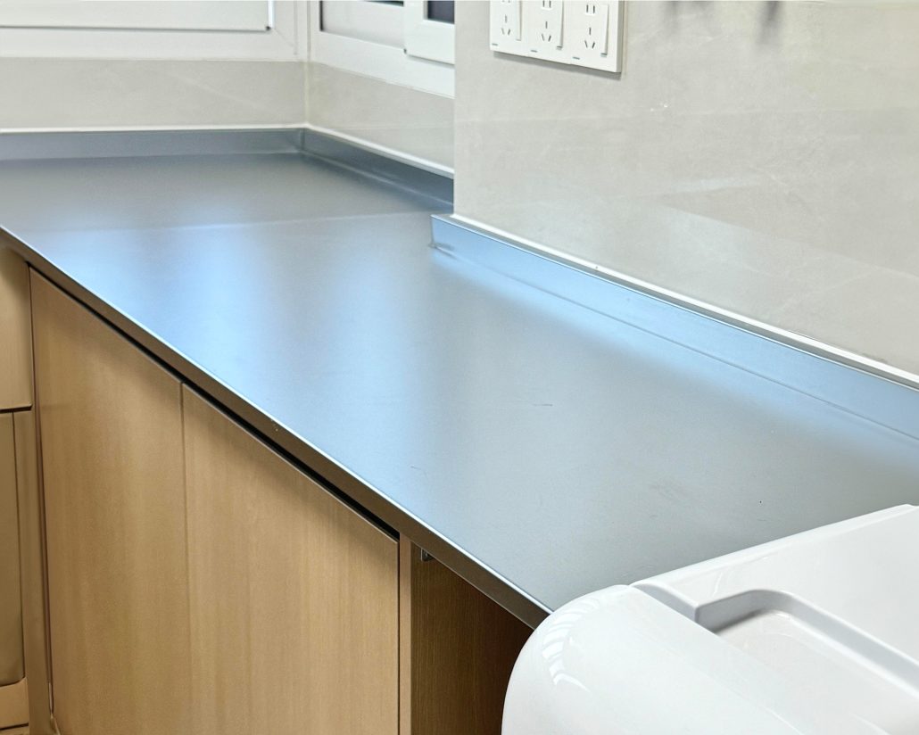 Stainless Steel Scratch Resistant Solid Surface Countertop