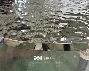 Stainless steel water ripple disc